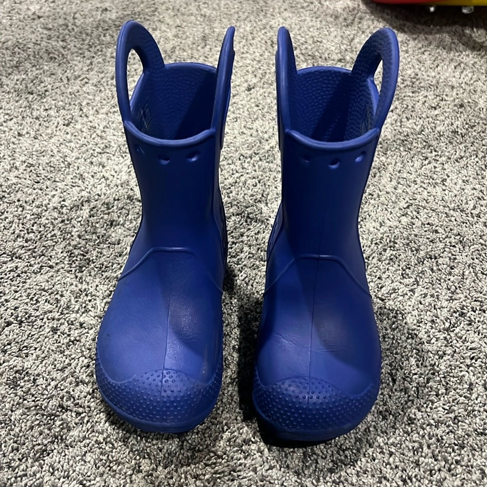 Size 10 - Croc Rainboot - Blue
